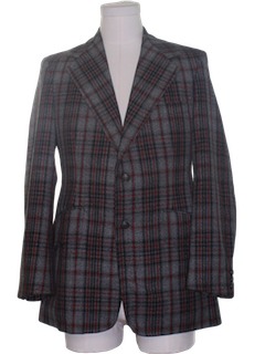 1970's Mens Disco Blazer Sport Coat Jacket