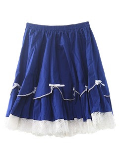 1970's Womens Square Dance Skirt