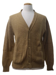 1970's Mens Cardigan Sweater