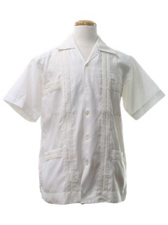 1980's Mens Guayabera Shirt