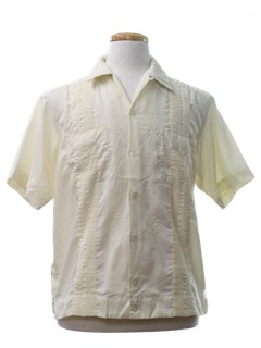 1980's Mens Guayabera Shirt