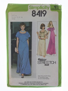 1970's Womens Pattern