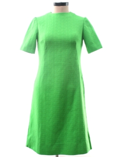 1970's Womens Mod Knit Dress