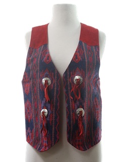 1980's Womens Hippie Vest