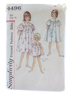 1960's Womens Girls Pattern