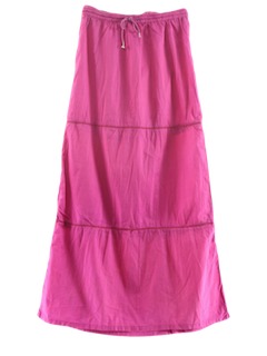 1980's Womens Broomstick Hippie Skirt