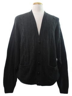 1980's Mens Cardigan Sweater