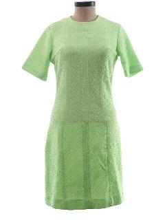 1960's Womens Mod Knit Dress