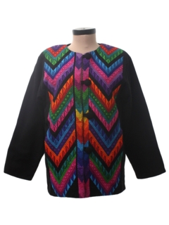 1980's Womens Guatemalan Style Jacket