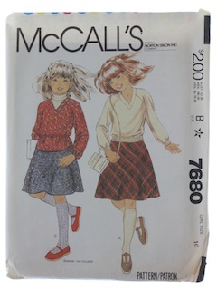 1980's Womens/Girls Pattern