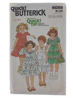 1980's Womens/Girls Pattern