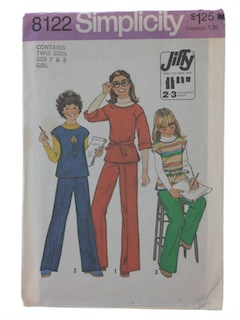 1970's Womens/Girls Pattern