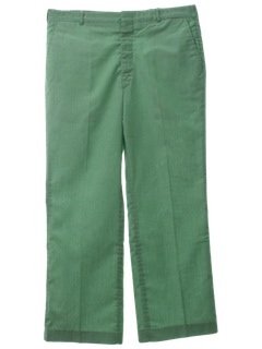 1980's Mens Christmas Green Golf Pants