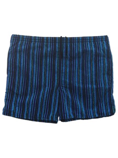 1980's Mens Totally 80s Swim Shorts