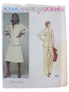 1980's Womens Designer Pattern