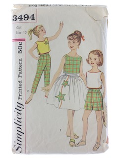 1960's Womens/Girls Pattern