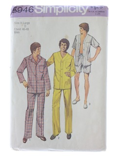 1970's Mens Pattern