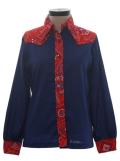1970's Womens Western Shirt