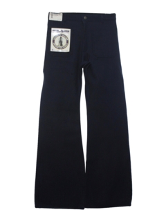 1970's Unisex Navy Issue Bellbottom Jeans Pants