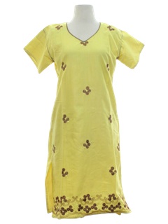 1990's Womens Salwar Kameez Tunic Dress