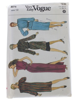 1980's Womens Pattern