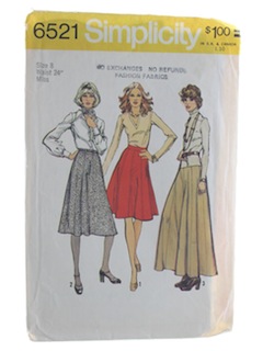 1970's Womens Pattern