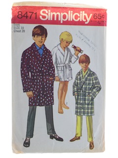 1960's Mens Boys Pattern