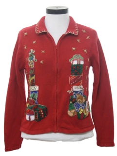 1980's Womens Ugly Christmas Sweater