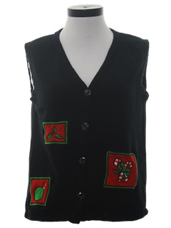 1980's Unisex Ugly Christmas Sweater Vest