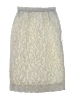 1960's Womens/Girls Mod Lace Skirt