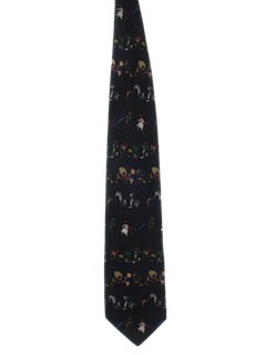 1990's Mens Wide Looney Tunes Necktie