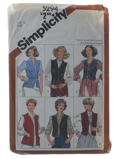 1980's Womens Pattern