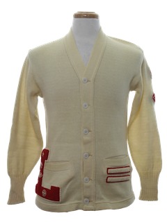 1950's Mens Letterman Sweater
