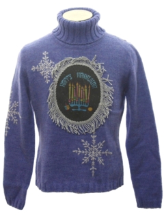 1990's Womens Hanukkah Ugly Christmas Sweater