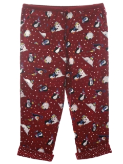 1990's Unisex Ugly Christmas Pants to Wear With Your Sweater