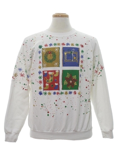 1980's Unisex Ugly Christmas Sweatshirt