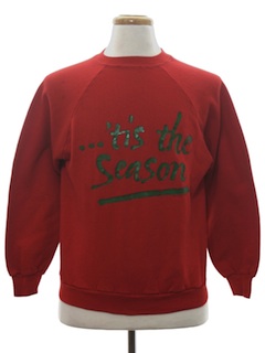 1980's Womens Ugly Christmas Sweatshirt