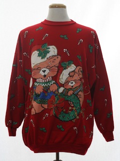Womens Vintage Ugly Christmas Sweaters. Authentic vintage Ugly ...