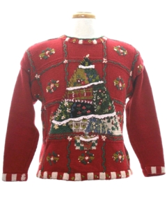 1980's Womens Ugly Christmas Sweater