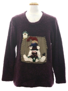 1980's Unisex Country Kitsch Ugly Christmas Sweater
