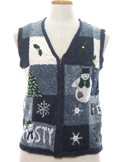 1990's Unisex Ugly Christmas Sweater Vest