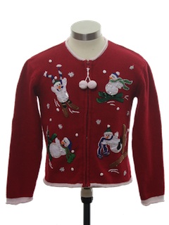 1980's Womens/Girls Ugly Christmas Sweater