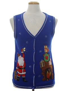 1980's Unisex Ugly Christmas Sweater Vest