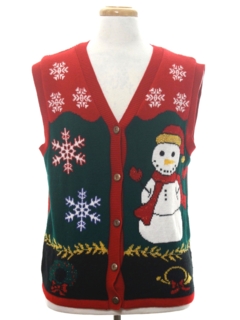 1980's Unisex Ugly Christmas Sweater Vest