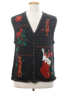 1980's Unisex Ugly Christmas Sweater Vest