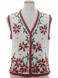 1980's Unisex Ugly Christmas Sweater Vest