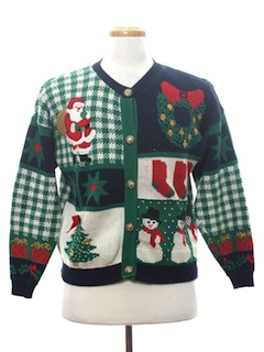 1980's Womens Vintage Ugly Christmas Sweater