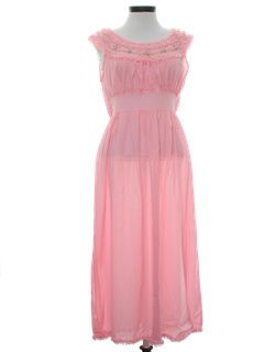 1960's Womens Lingerie Nightgown