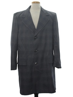 1970's Mens Trench Overcoat Jacket
