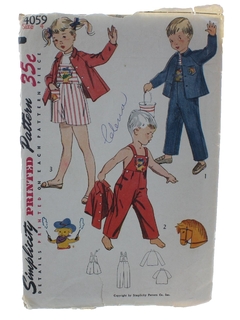 1950's Unisex/ChildsPattern